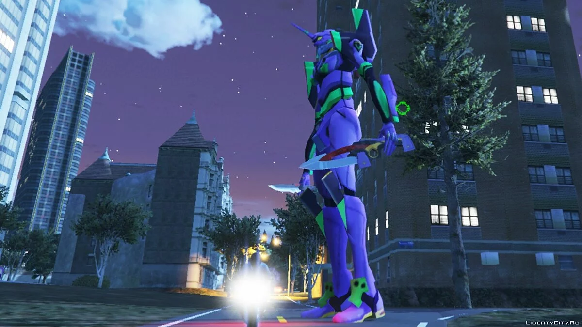 EVA Einheit 01 aus dem Anime "Neon Genesis Evangelion" / GTA 5