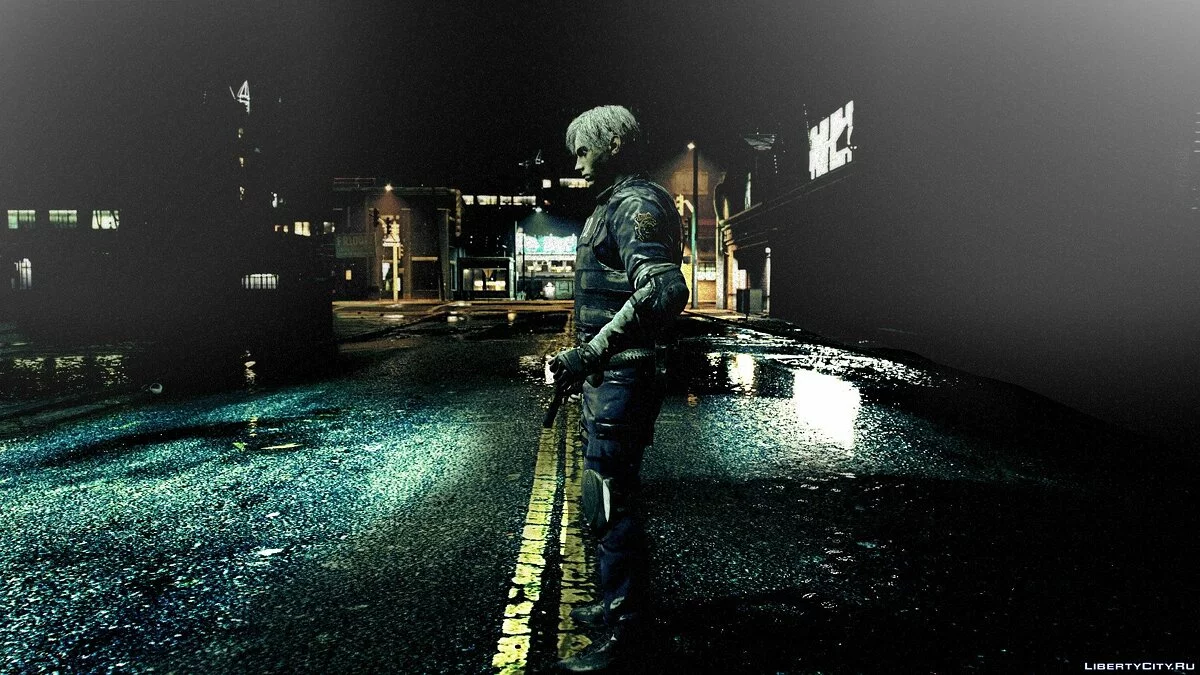 Леон Кеннеді з "Resident Evil 2 remake" / GTA 5