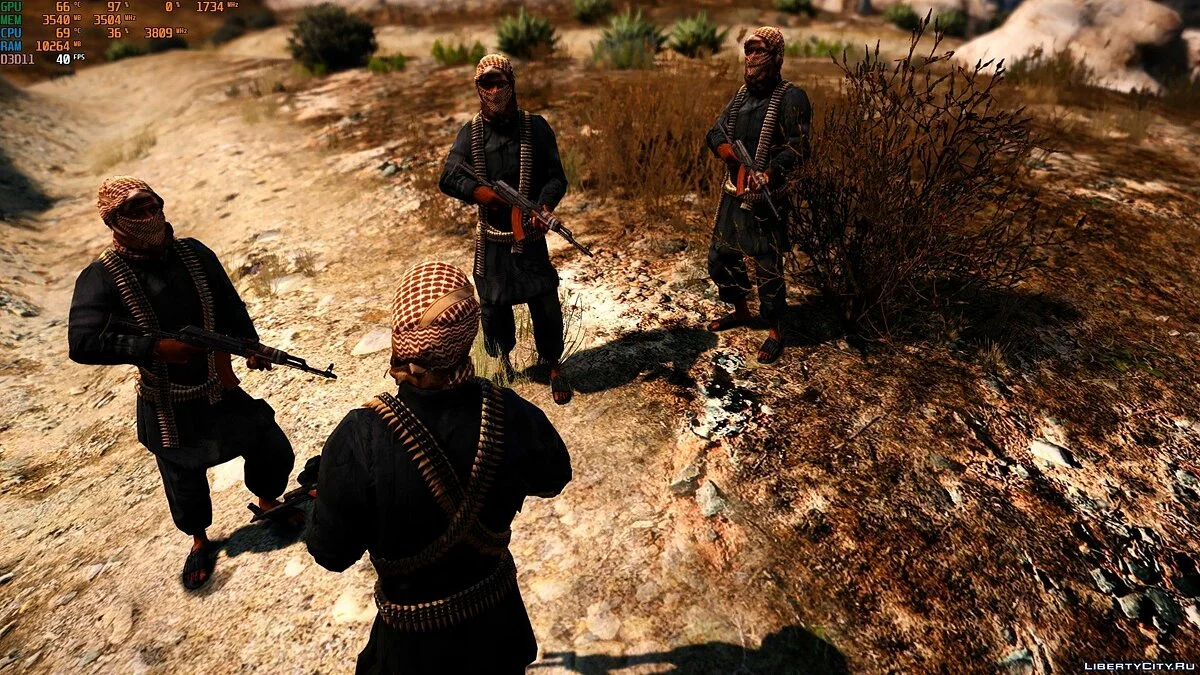 Somali Pirate Skin for GTA 5 / GTA 5