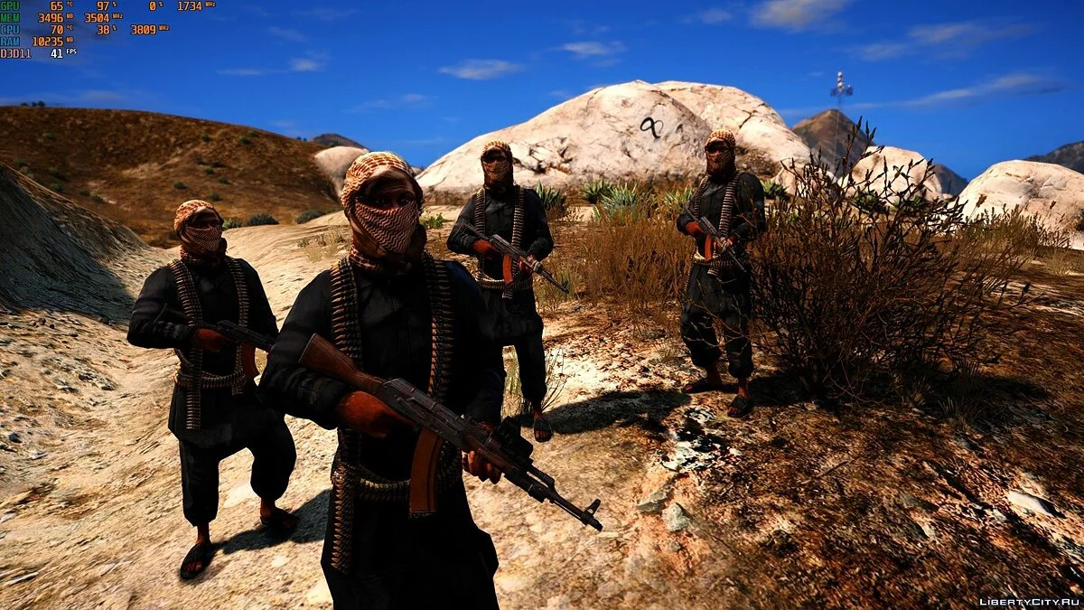 Somali Pirate Skin for GTA 5 / GTA 5
