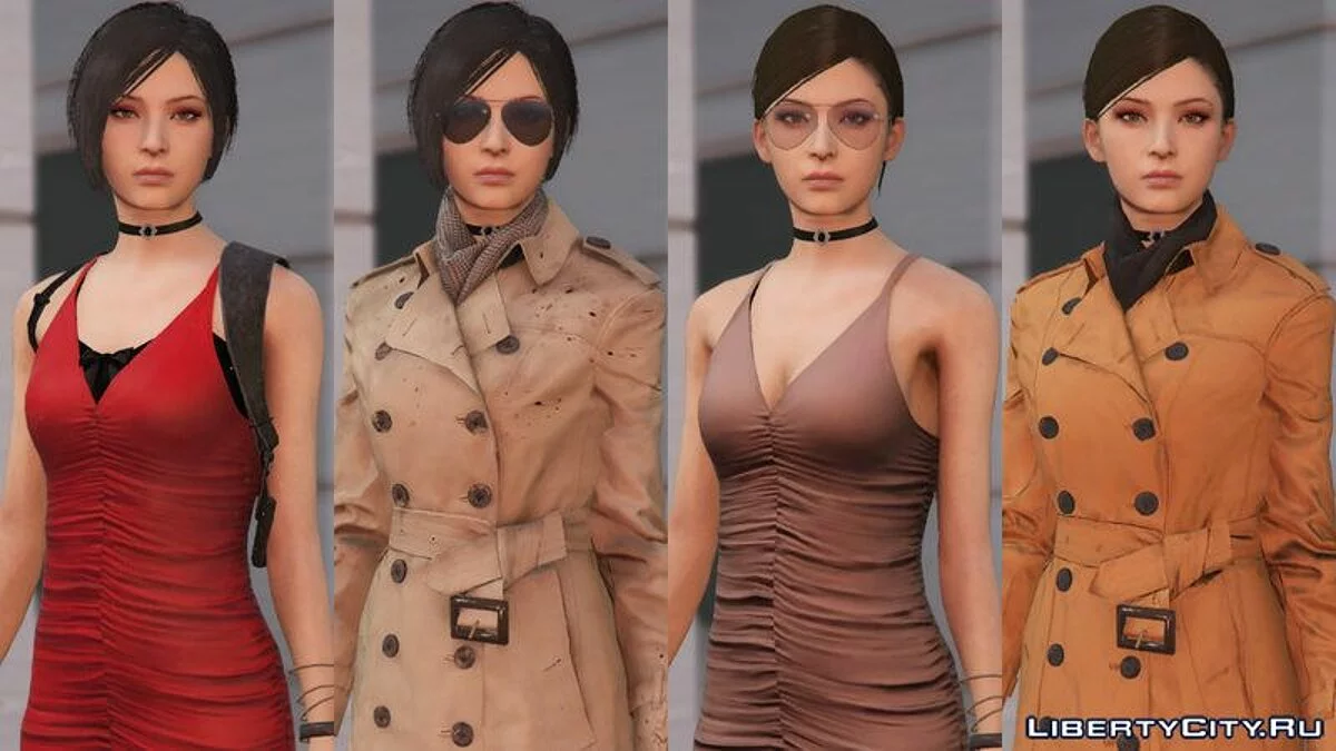 آدا وونغ من ريزيدنت إيفل 2 ريميك [إضافة شخصية | استبدال] v1.5 / جي تي أي 5