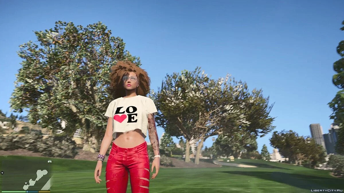 Сексуальная женщина с афро / GTA 5