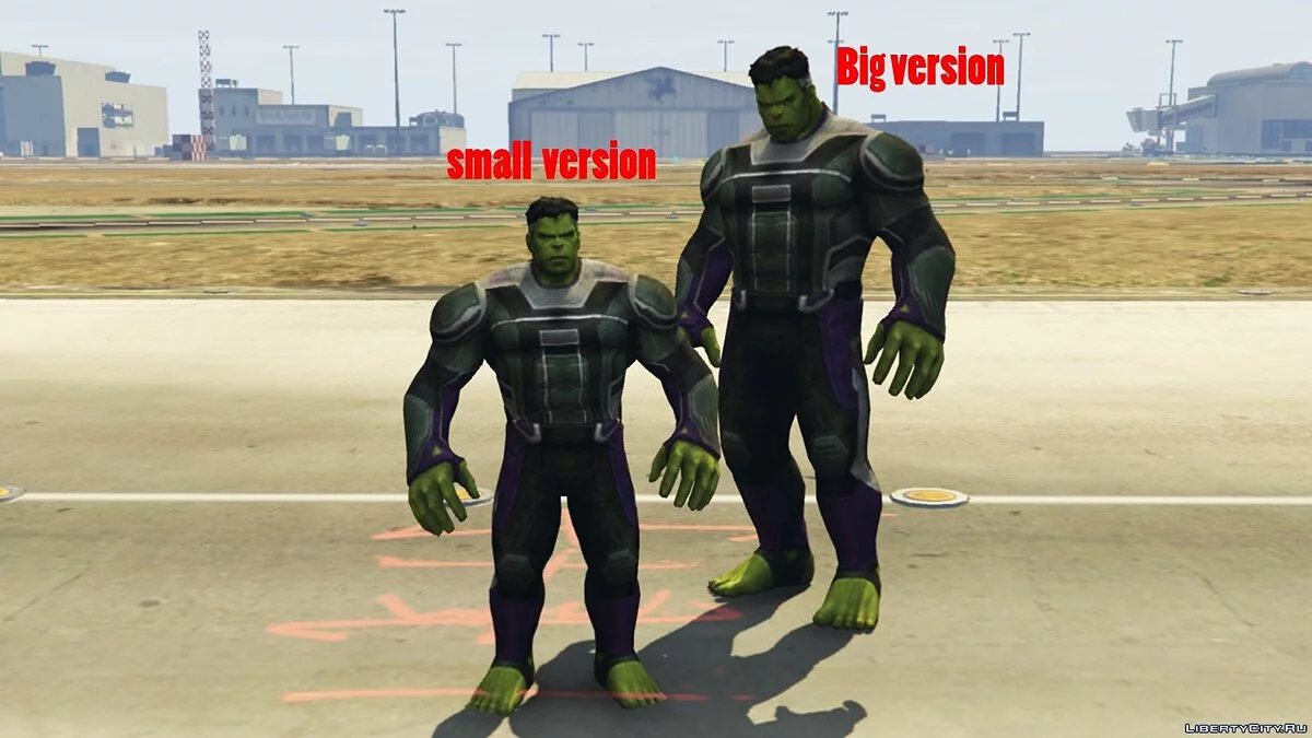 Халк из фильма "Мстители финал" v1.3 / GTA 5