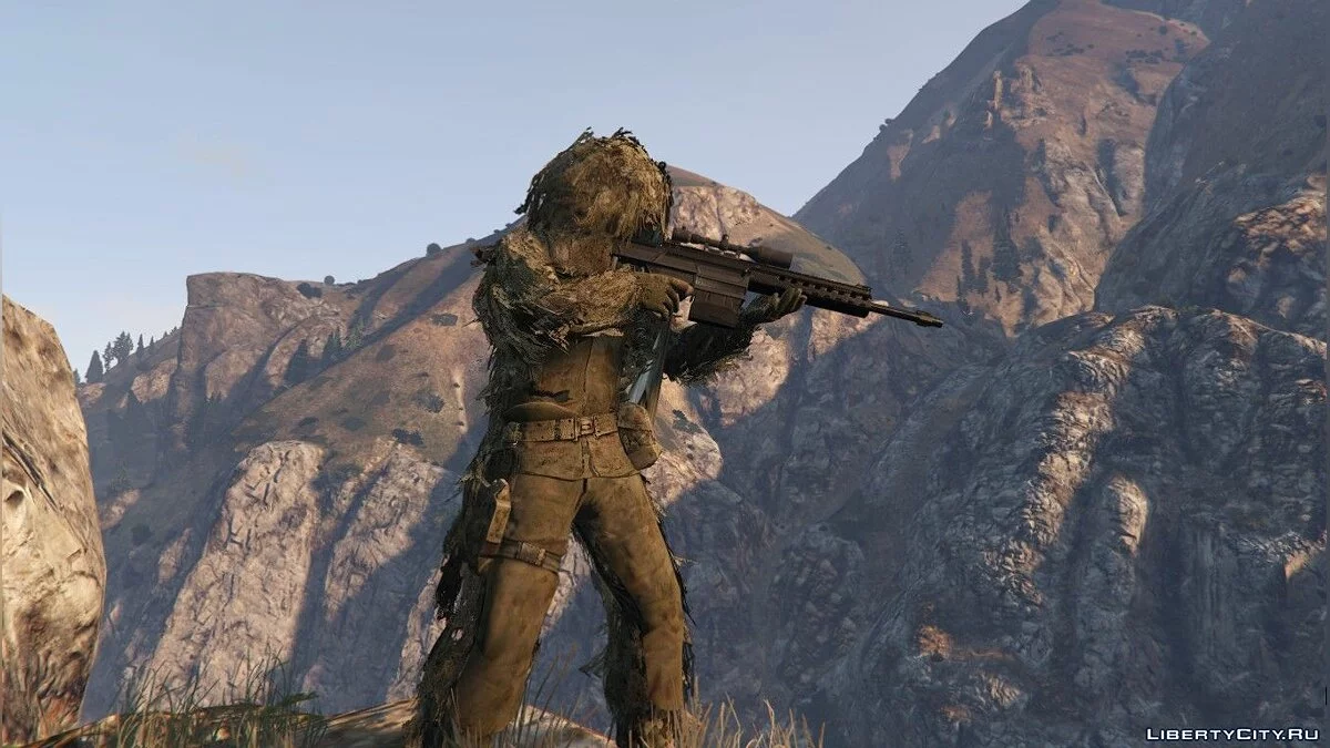 Ghillie Suit from Call Of Duty / GTA 5