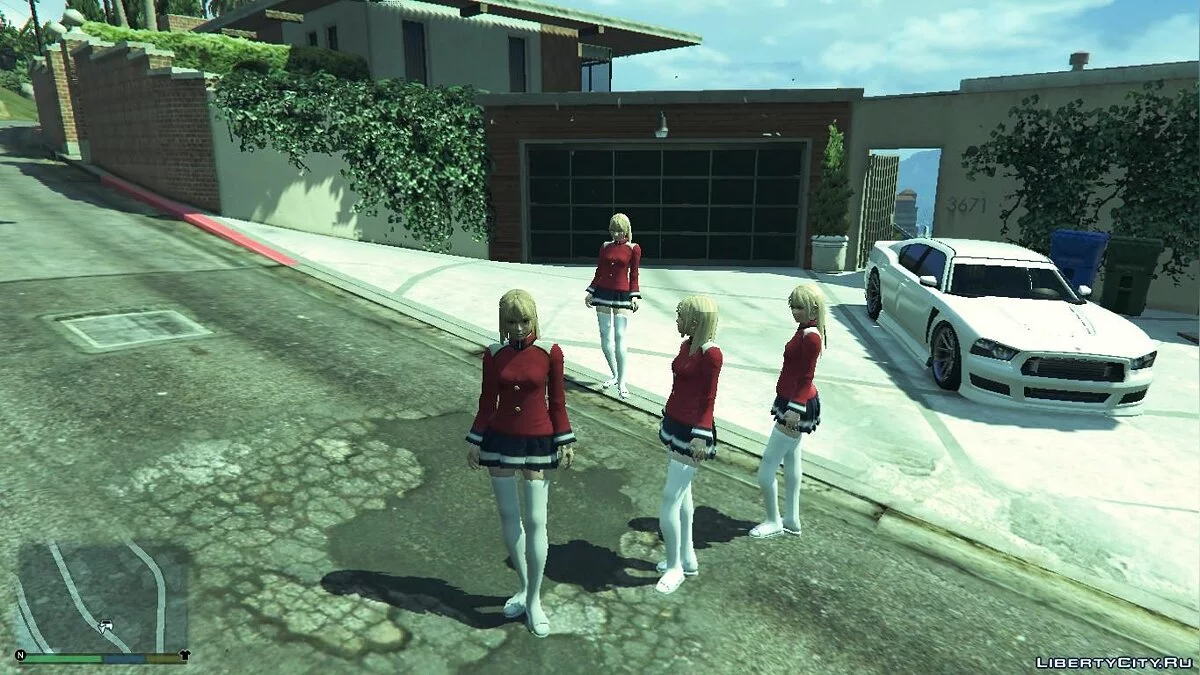 Marie Rose con el atuendo de Wendy Marvell / GTA 5
