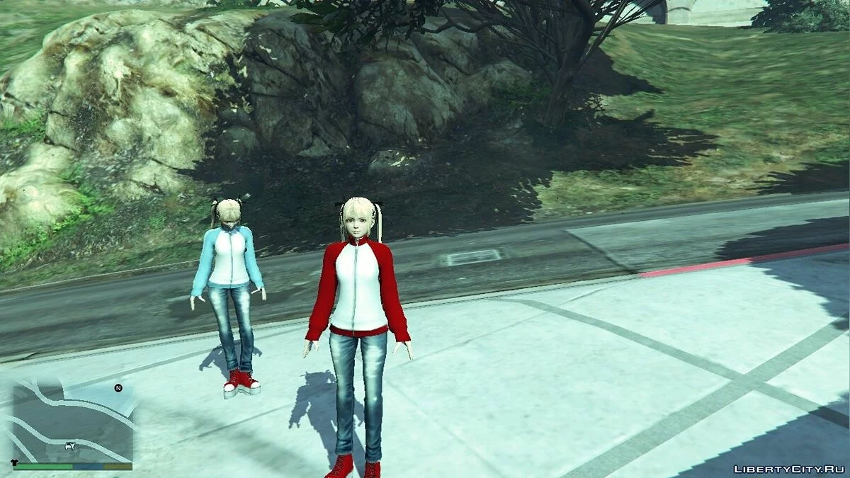 Marie Rose in School and Training Outfit / GTA 5