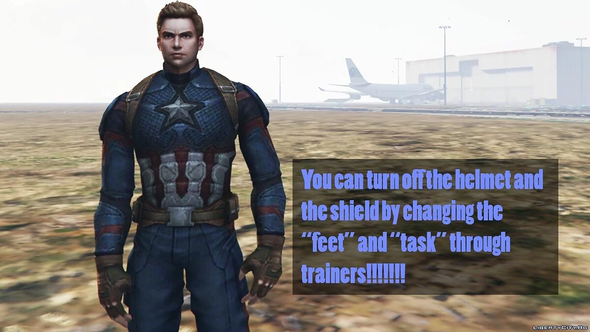 Kapten Amerika dari film "Avengers: Endgame" v1.3 / GTA 5