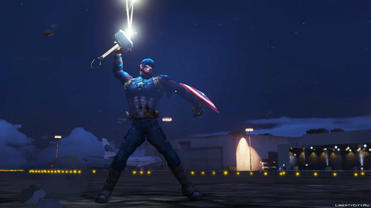 Kapten Amerika dari film "Avengers: Endgame" v1.3 / GTA 5