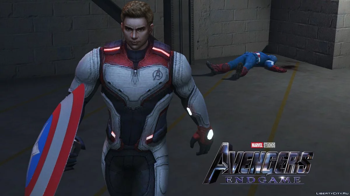 Kapten Amerika dari film "Avengers: Endgame" v1.3 / GTA 5