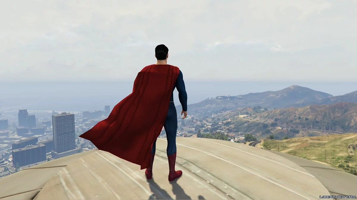 Superman con física de capa / GTA 5