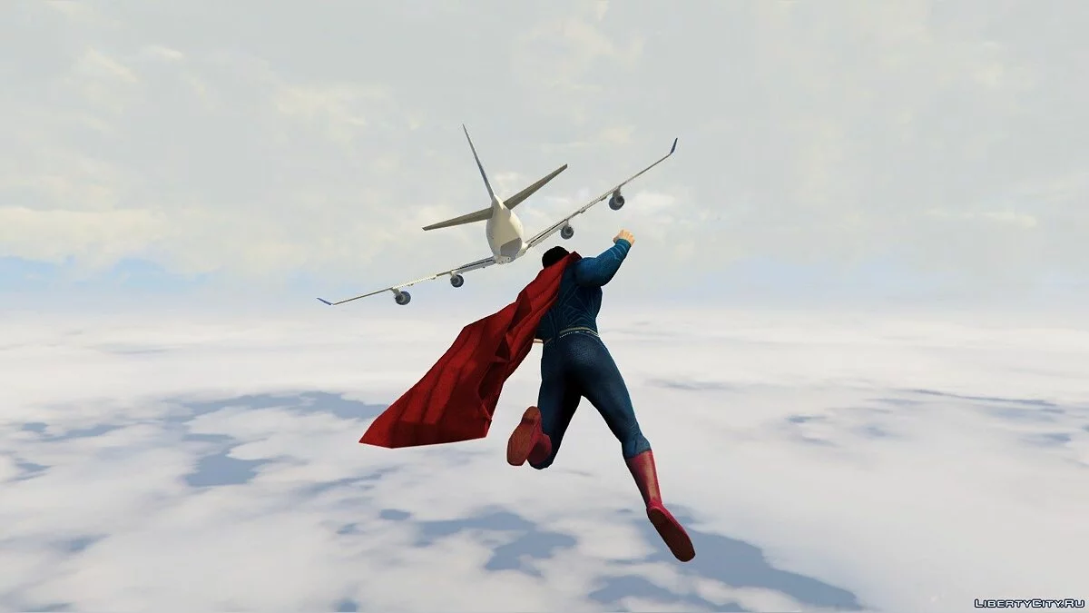 Superman con física de capa / GTA 5