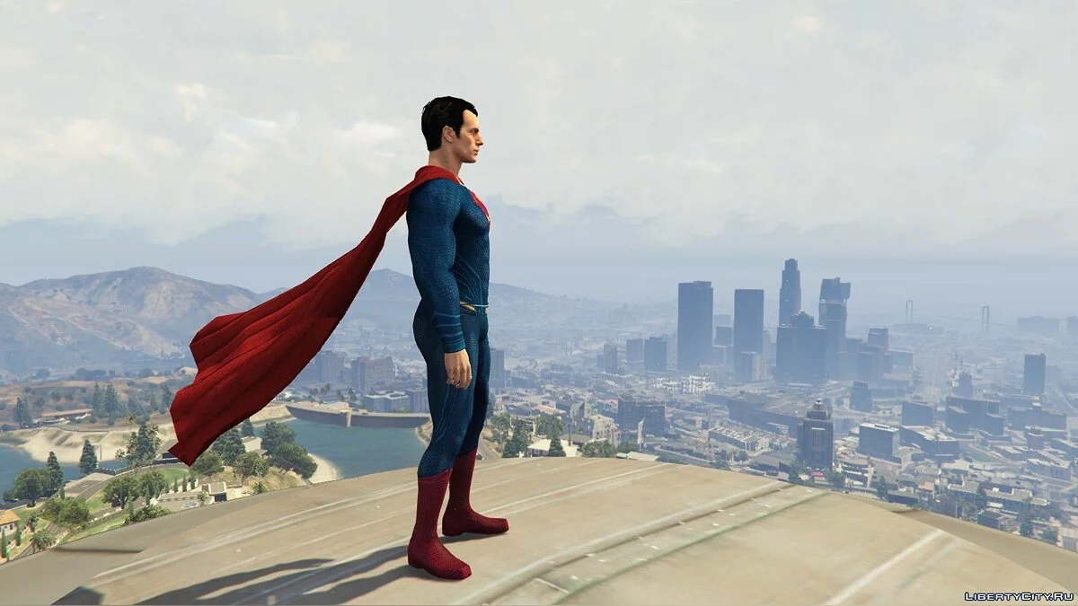 Superman con física de capa / GTA 5