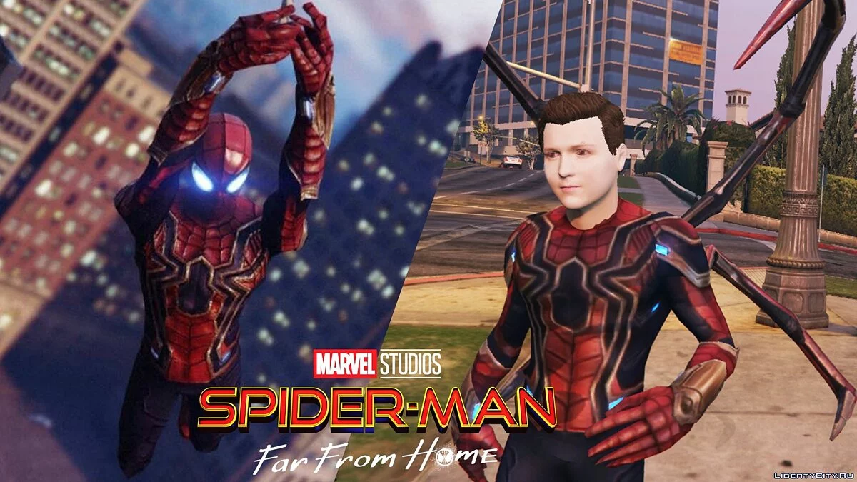 Hombre Araña de Hierro (Tom Holland) v1.4 / GTA 5