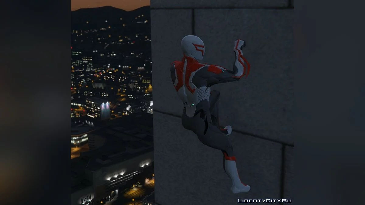 白色套装的2099蜘蛛侠(PS4) / GTA 5