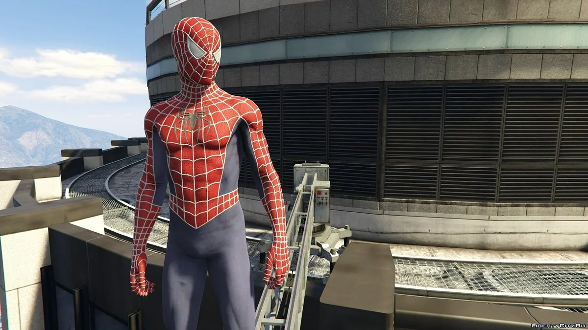 Человек-паук от Сэма Рейми из одноименной игры для PS 4 / GTA 5