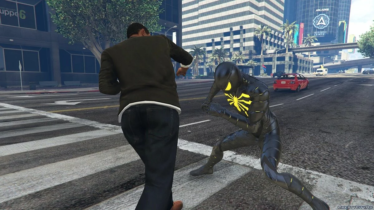 Spider-Man en traje de Anti-Ock (PS4) [Add-on-Ped] 1.0 / GTA 5