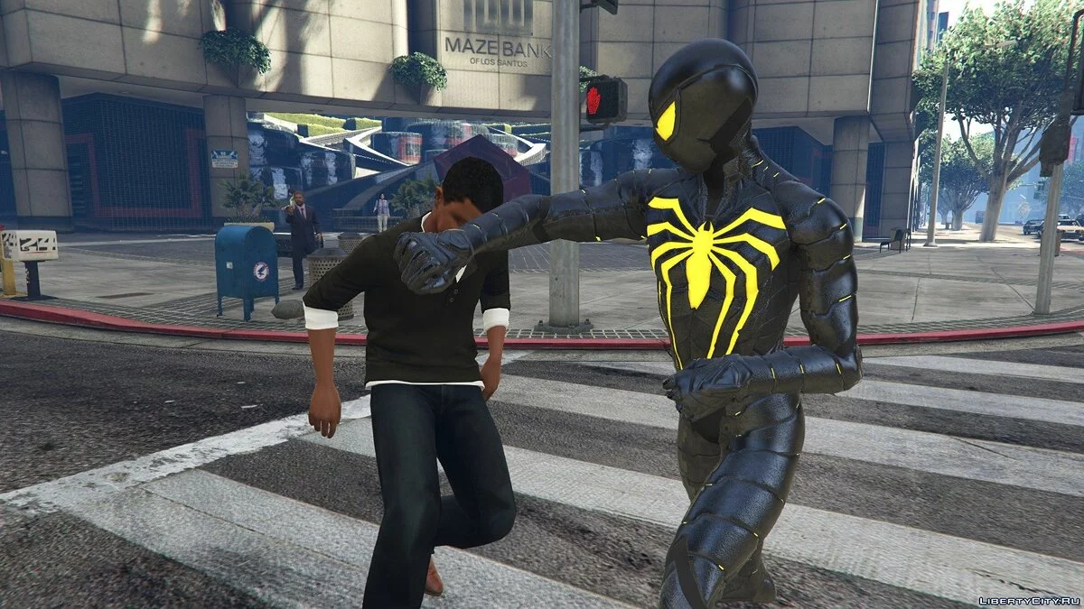 Spider-Man en traje de Anti-Ock (PS4) [Add-on-Ped] 1.0 / GTA 5
