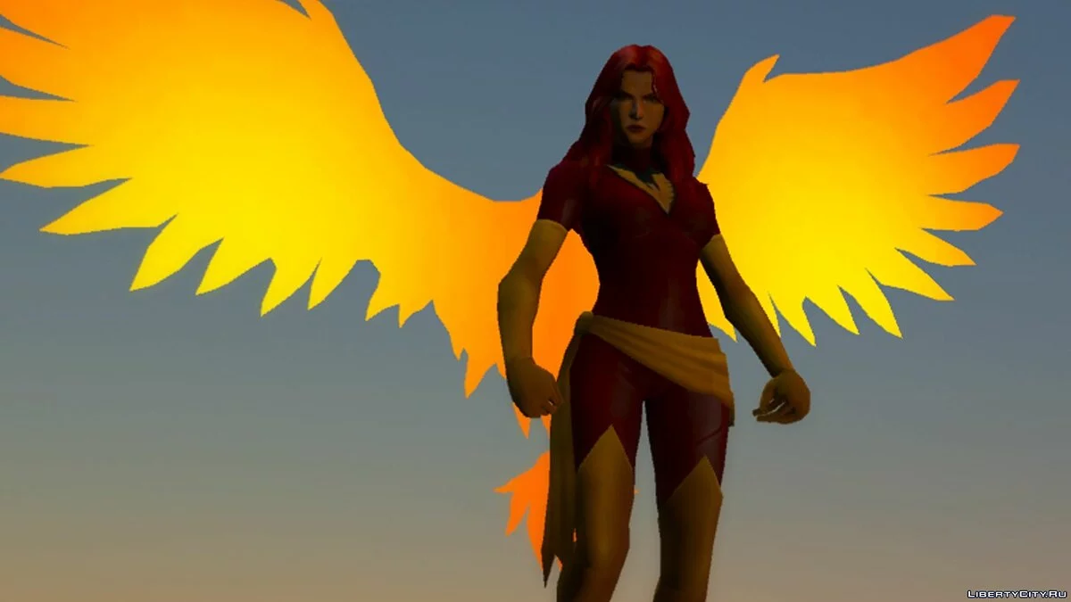 Jean Grey do jogo Marvel Future Fight / GTA 5