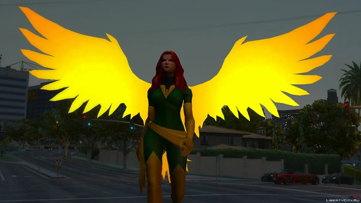 Jean Grey do jogo Marvel Future Fight / GTA 5