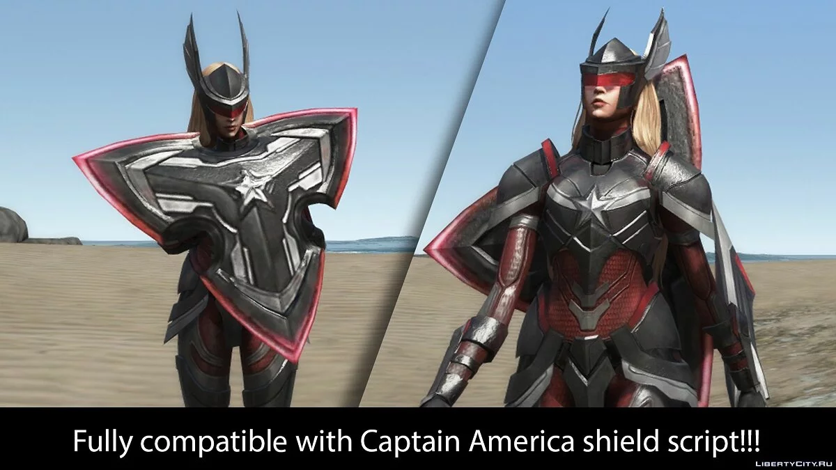 Capitão América - Sharon Rogers / GTA 5