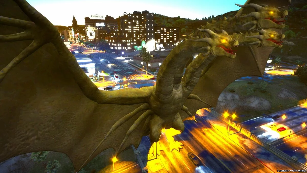 King Ghidorah from Godzilla 2019 / GTA 5