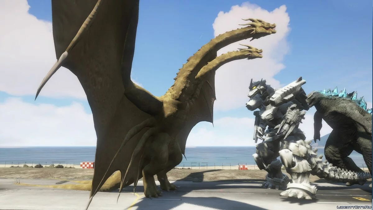 King Ghidorah from Godzilla 2019 / GTA 5
