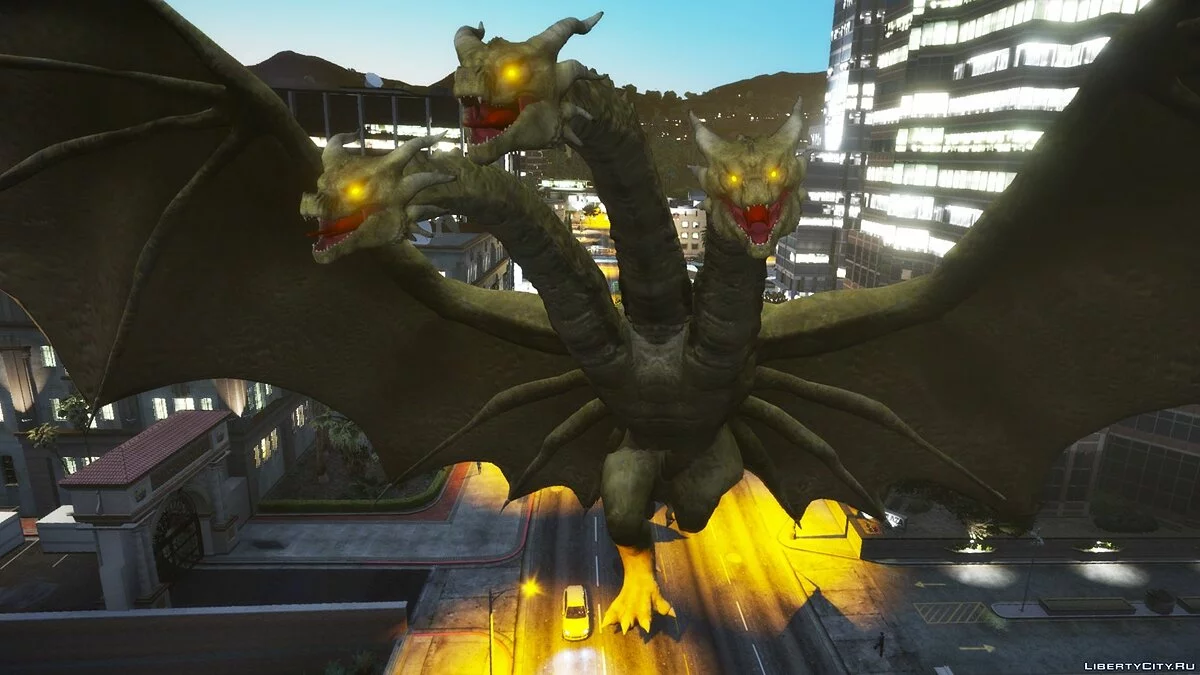 King Ghidorah from Godzilla 2019 / GTA 5