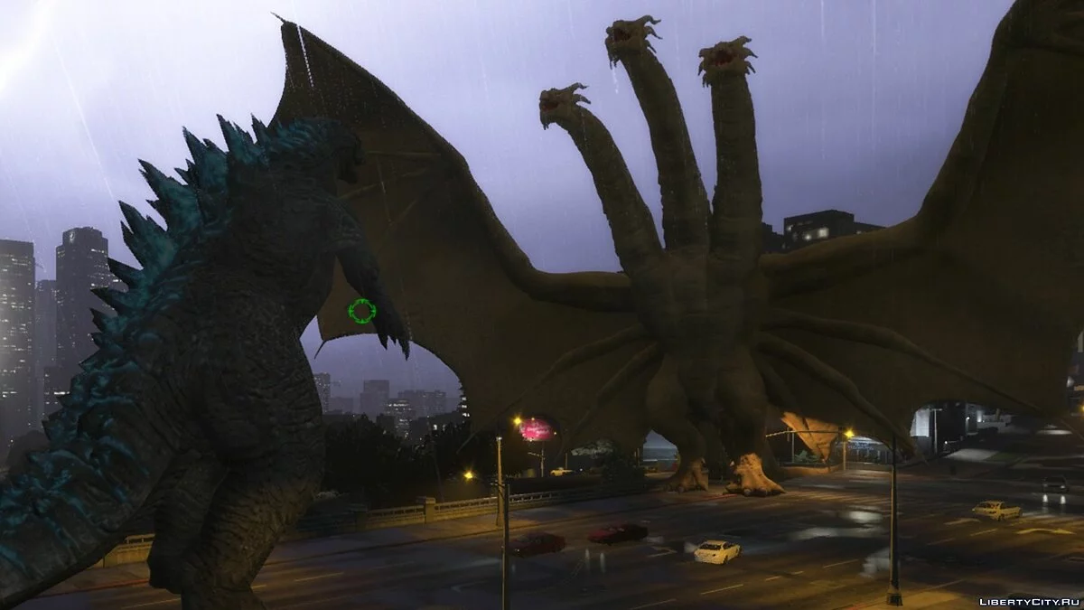 King Ghidorah from Godzilla 2019 / GTA 5