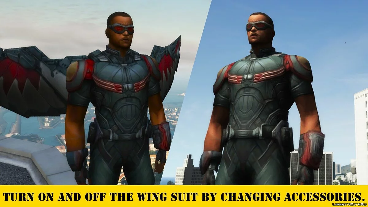 Falcon from Marvel Future Fight / GTA 5