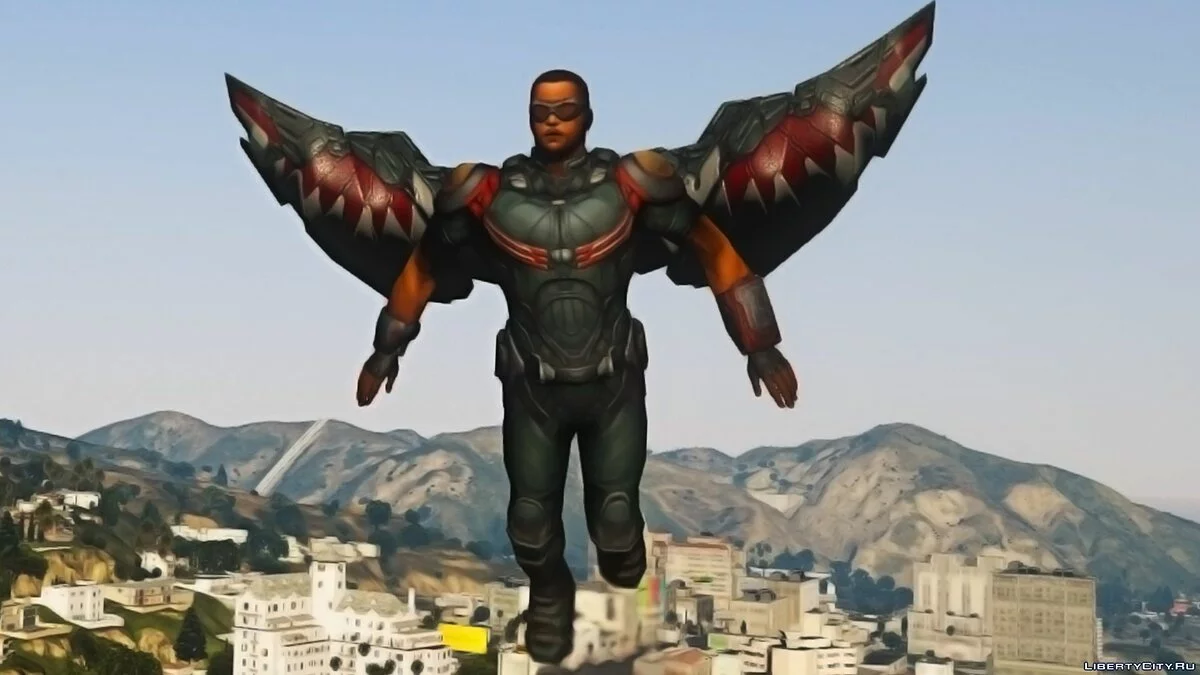 Falcon from Marvel Future Fight / GTA 5