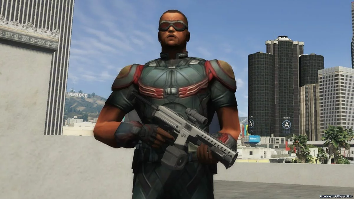 Falcon from Marvel Future Fight / GTA 5