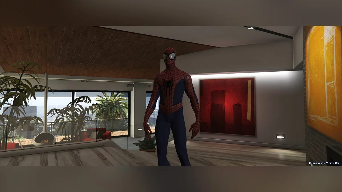 Spider-Man del juego The Amazing Spider-Man 2 / GTA 5