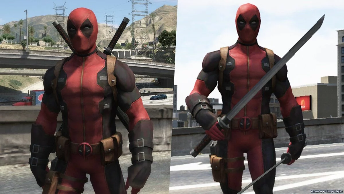 Deadpool de Marvel Future Fight / GTA 5