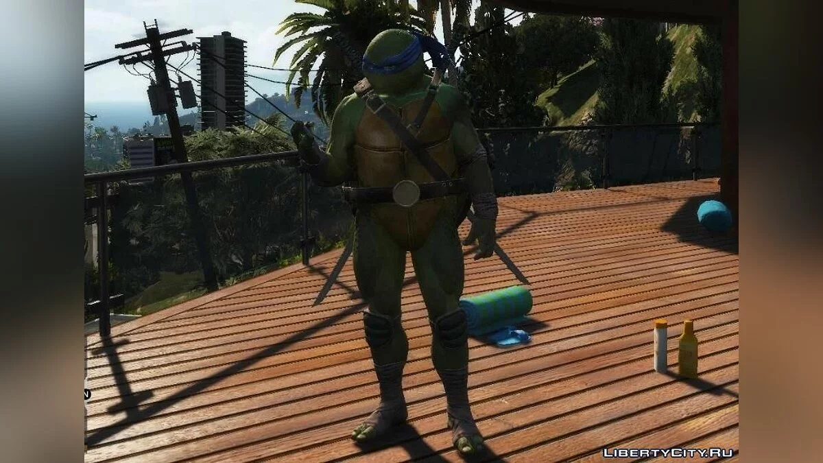 Leonardo de Injustice 2 - TMNT / GTA 5