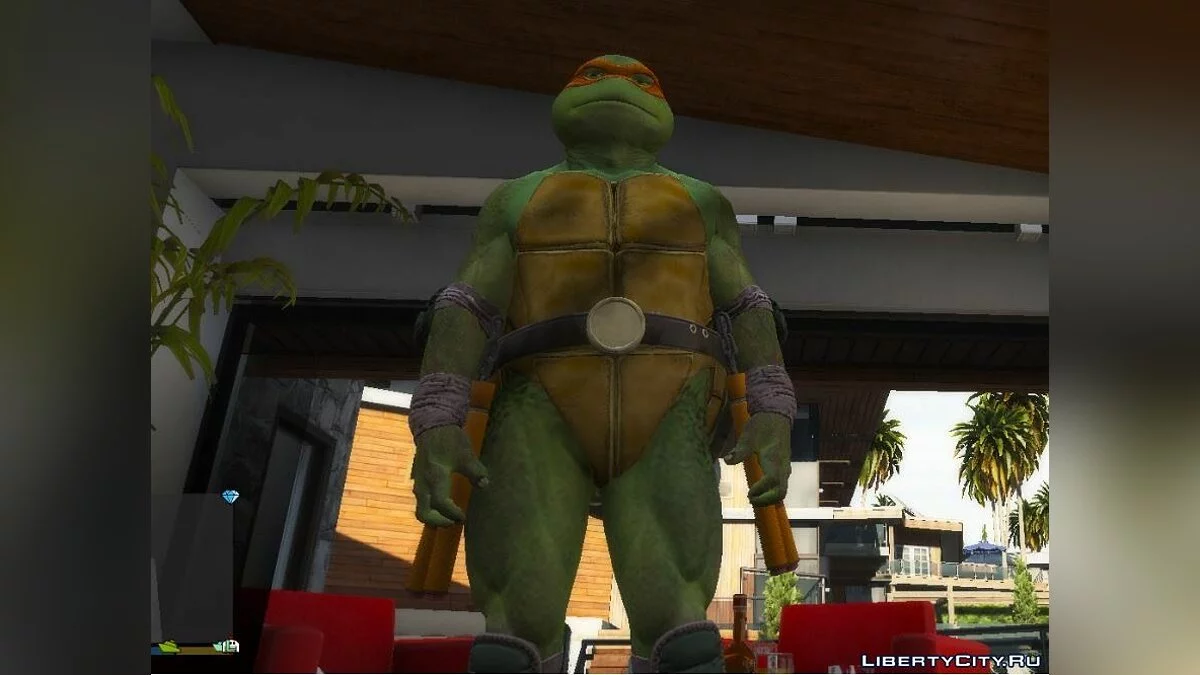 Michelangelo do jogo Injustice 2 / GTA 5