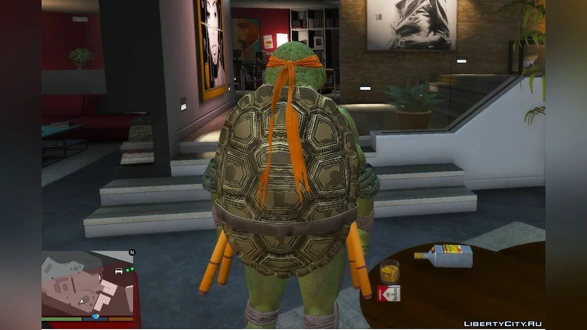 Michelangelo do jogo Injustice 2 / GTA 5
