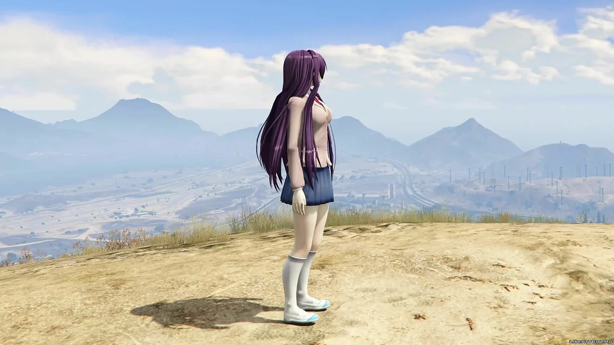 Yuri from Doki Doki Literature Club / GTA 5