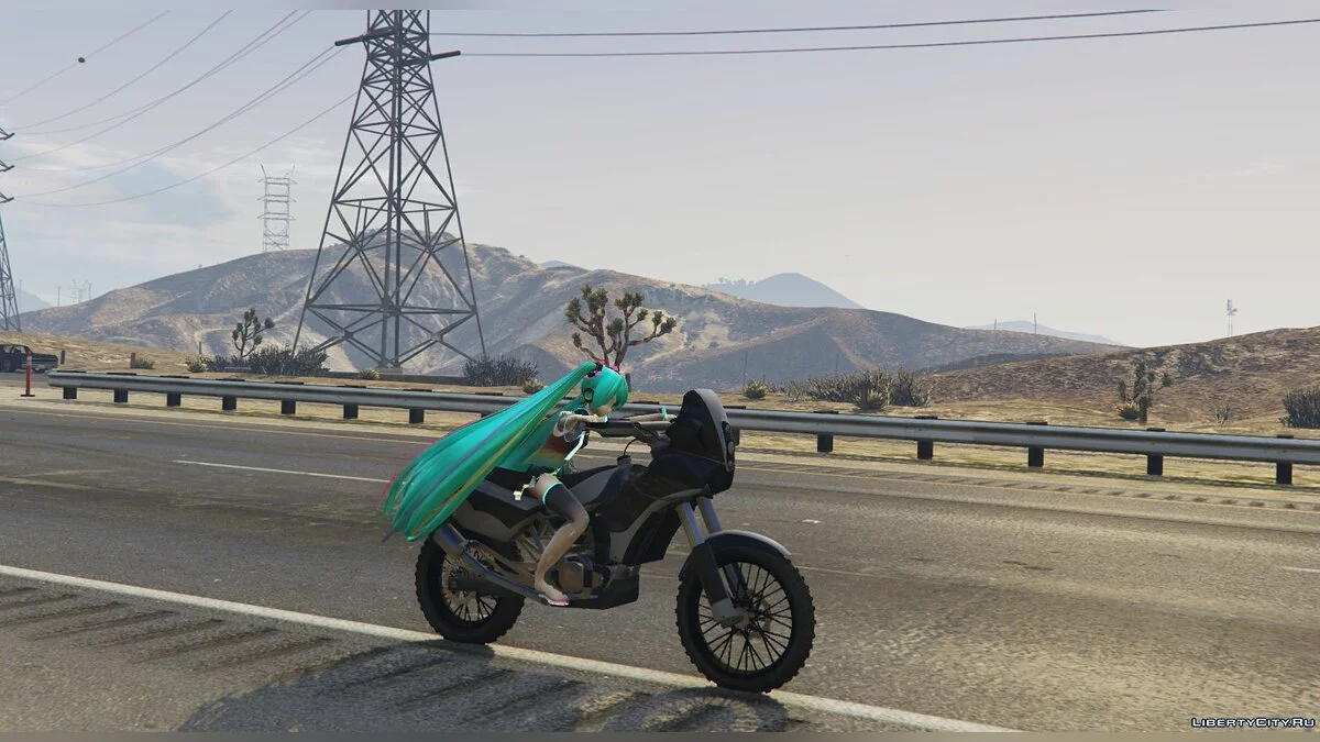 Hatsune Miku from PDFT [Add-On Ped] 3.2 / GTA 5