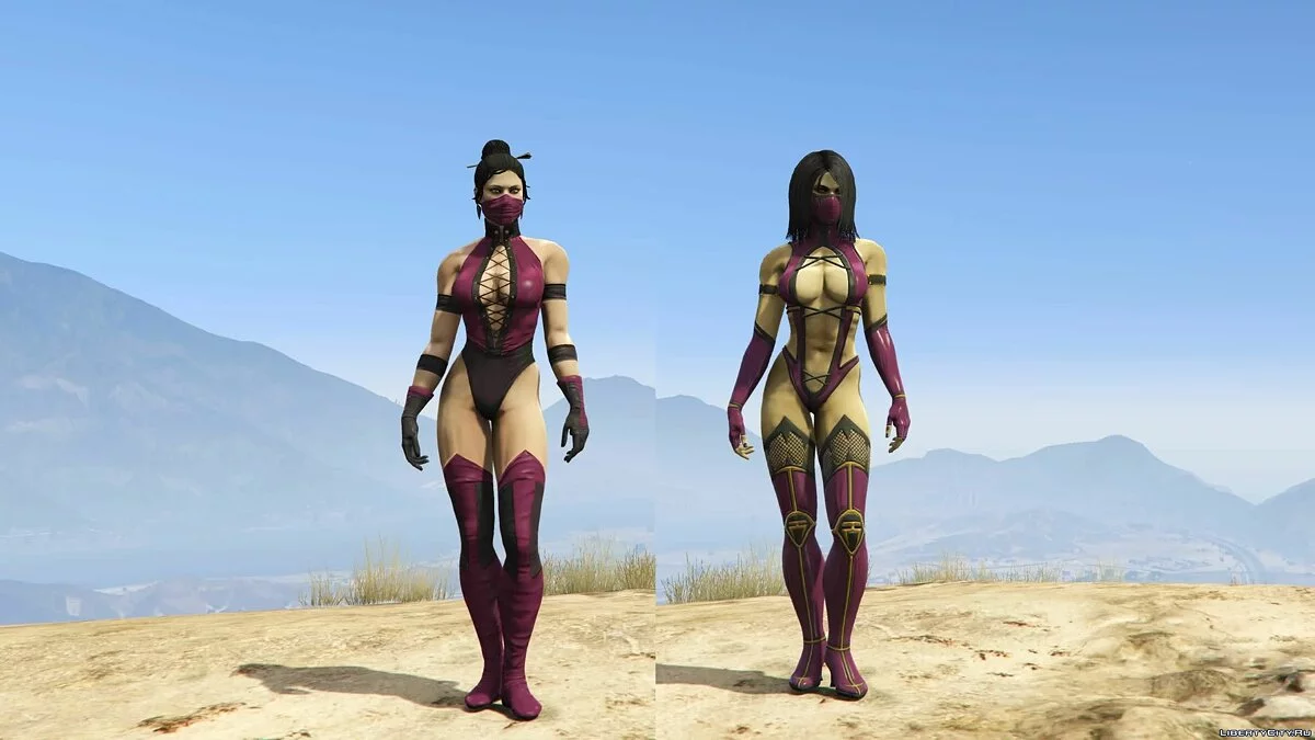 Mileena from Mortal Kombat 9 / GTA 5