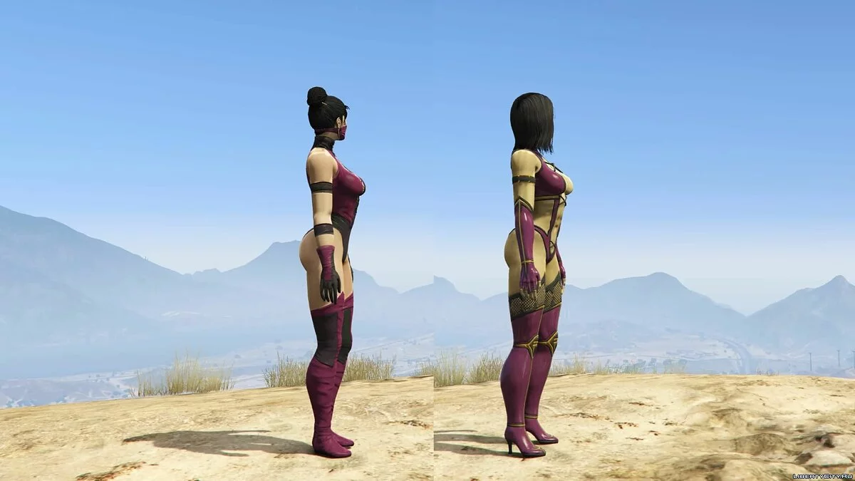 Mileena from Mortal Kombat 9 / GTA 5