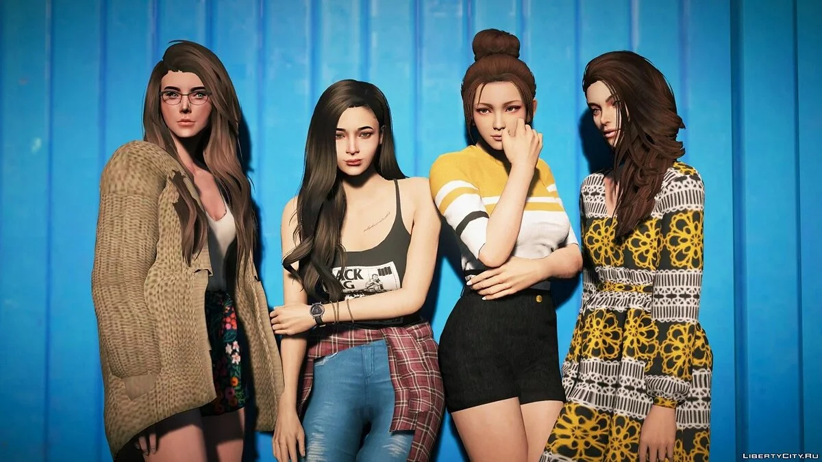 Ada Wong em roupas casuais [Add-On Ped | Substituir] v1.1 / GTA 5