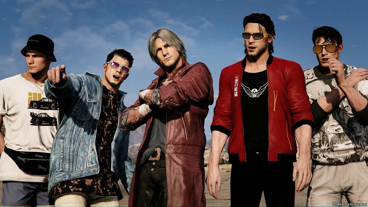 Download wallpaper the city, Dante, Dante, DmC, Devil May Cry 5