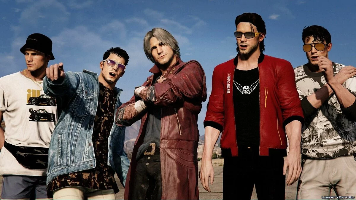 Dante dari Devil May Cry 5 / GTA 5