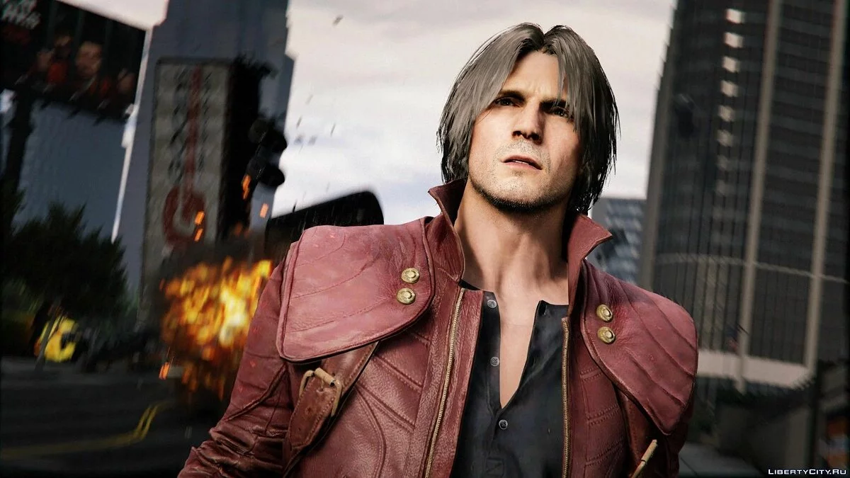 Dante dari Devil May Cry 5 / GTA 5