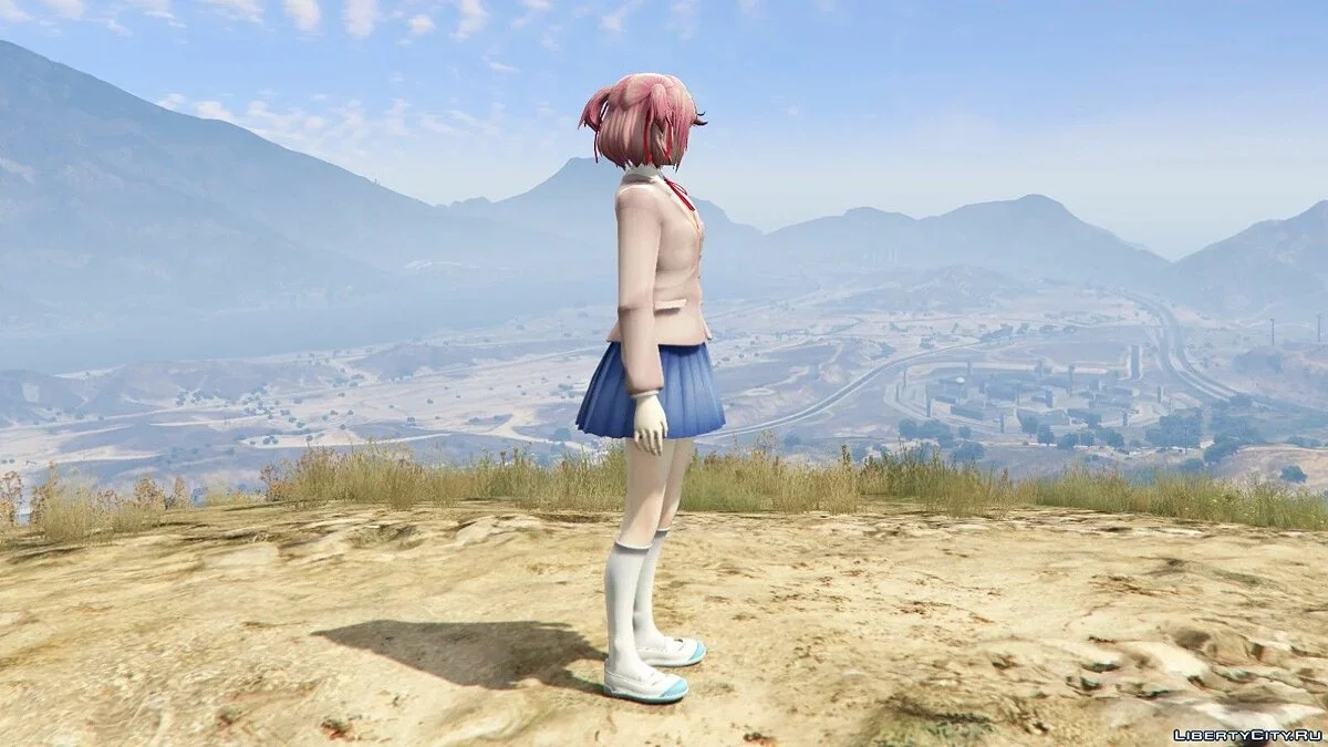 Нацукі з Doki Doki Literature Club / GTA 5
