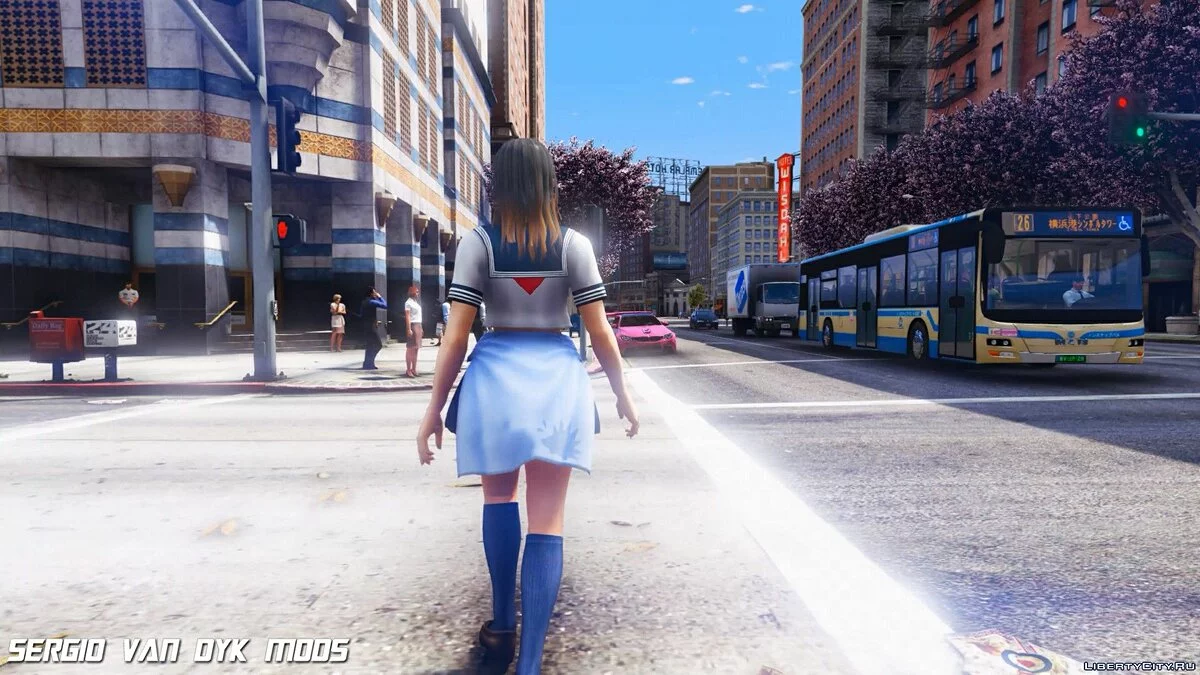 Nanami in School Uniform / GTA 5