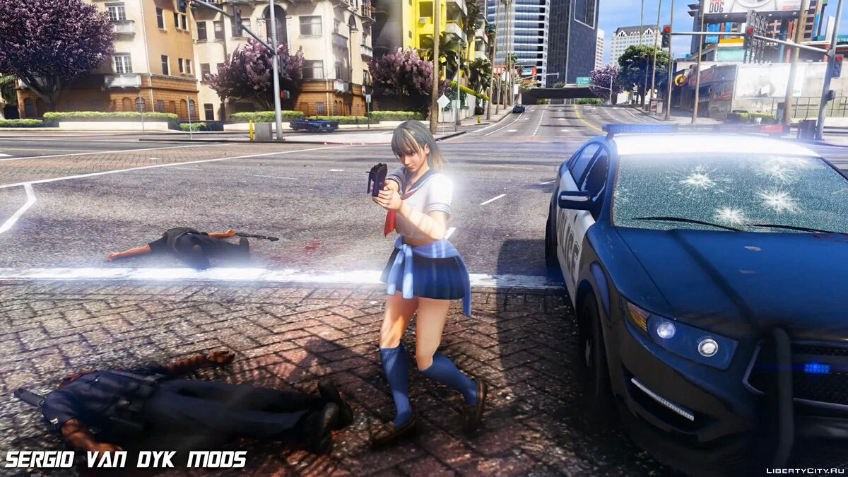 Nanami in School Uniform / GTA 5