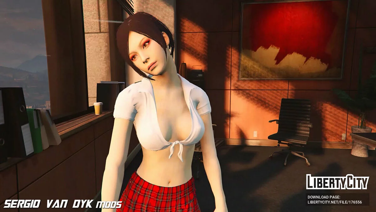 Ada Wong en uniforme scolaire / GTA 5