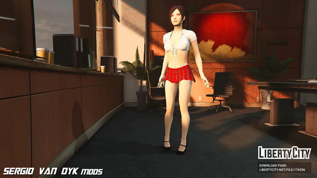 Ada Wong en uniforme scolaire / GTA 5
