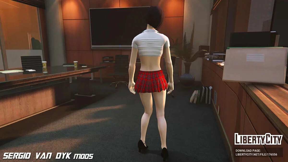 Ada Wong en uniforme scolaire / GTA 5